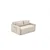 Atelier del Sofa Dvosed na razvlačenje Saros, 155x72x110cm, Beli