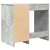 Stol Beton sivi 86x49x76 cm Konstruirano drvo