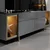 HANAH HOME TV polica Zenith Anthracite Gold