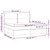 Vidaxl Box spring postelja z vzmetnico LED tem. zelena 200x200cm žamet