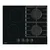 GORENJE Ugradna ploča GCE691BSC, Kombinovana, 4 zone kuvanja, Crna