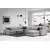 Atelier del Sofa Ugaona garnitura Lena 94x85x296cm Svetlosiva