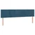 Vidaxl Box spring postelja z vzmetnico temno moder 120x190 cm žamet
