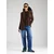 PIECES Bluza PCOLLINE temno rjava
