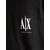 ARMANI EXCHANGE Majica črna/bela