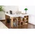 Hanah Home Stilski radni sto Vesper, 130 x 72 x 50 cm, Beli