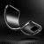 TPU gel prozirna maska u boji s galvaniziranim okvirom za Xiaomi Mi 11: crna
