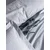 Stripe - Grey Grey Satin Super King Quilt Cover Set (EU) (IT)