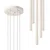 Sollux SL.1516 - Luster na sajli PASTELO 5xG9/8W/230V, krem boje