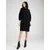 Pure Cashmere NYC Kleid, črna