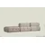 Atelier del Sofa L1 O1 1R Pouffe Doblo Sofa, 3 Sedišta, Krem