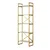Hanah Home Polica 58x175x30cm Mermer-Zlatna