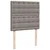 vidaXL Box spring postelja z vzmetnico taupe 90x190 cm blago