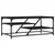 Stolić za kavu crni 100 x 49 x 40 cm od konstruiranog drva