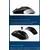 SteelSeries Bežični miš, 2.4GHz, Bluetooth, Plavi