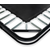 Trampolin s površino za doskok Dynamic Groundlevel Exit Toys vgradni 244*427 cm črn