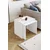 Hanah Home set umetnutih stočića Arya, 48 cm, beli