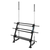 CAPITAL SPORTS DEPOTO DUMBBELL RACK stojalo ODLAGANJE ROČK IN UTEŽI, 3 RAVNINE (FIT20-Depoto)