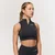 GymBeam Fierce Seamless Sports Bra Dark Grey