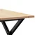 Stolić za kavu X-oblika 60x60x40 cm borovina i čelik