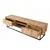 Hanah home TV Komoda Belinda 140 Crno-Hrast