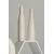 Aberto Design Set vaza BSS030, 2 komada, Bela