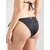 HUGO Bikini hlačke PURE SIDE črna