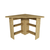 HANAH HOME Radni sto Corner Sapphire Oak