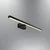 Opviq Zidna lampa 3000K, 12W LED, Crna