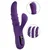 You2Toys - vibrator z gibljivim obročkom in nihajočo ročico za klitoris (vijoličen)