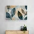 Slika elegantni temni listi - 120x80