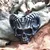 Prstan Horned Devil Skull - 27238689