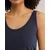 WE Fashion Top temno modra
