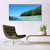 tulup.si Slika na steklu Morje tree landscape 140x70 cm 4 obešalnika