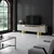 Hanah Home TV Komoda Bohem, 180x50x30 cm, Sivo-Zlatne boje