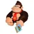 Northix Plišasta igrača Donkey Kong 30 cm - lik Super Mario Bros
