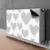 tulup.si Pokrov za radiator PVC Siva srca 100x60 cm