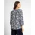 TOM TAILOR Bluza temno modra/bela