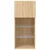 TV ormarić s LED svjetlima boja hrasta sonome 40,5x30x90 cm
