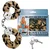 NMC Love Cuffs Leopard Trpežne kovinske lisice z leopardjim krznom