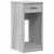 Tower stalak za računalo s ladicom boja sivog hrasta 35x45x77cm