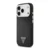 Maska Case Guess Glitter Triangle Logo MagSafe za iPhone 17 Pro crna