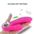 Paloqueth Pedro Softer Tip Sucking & Heating Dual Vibrator Pink