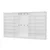 Hanah Home Ormar za hodnik Kale - 8126, 360x210x35 cm, Beli
