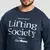 GymBeam Lifting Society Sweatshirt Nightfall