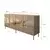 Hanah Home Komoda Nice 180x80x40cm Bronzano-Zlatna