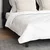 Duvet s jastucima s jastukom 3 pcs Bijelo Mikrovlakna