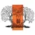 Sogno Forestale -4 RedBlack Decorative Wooden Wall Accessory