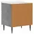Noćni ormar Betonska siva 43 x 34,5 x 49,5 cm Konstruirano drvo