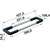 Blanco Set organizera Worktop, 2 komada, Crni
